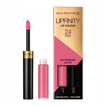 Max Factor Lipfinity 022 Forever Lolita - dolgoobstojna šminka 2 v 1