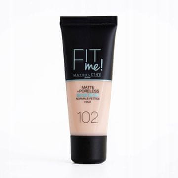 L’Oréal Maybelline Fit Me Matte+Poreless Foundation 102 Fair Ivory