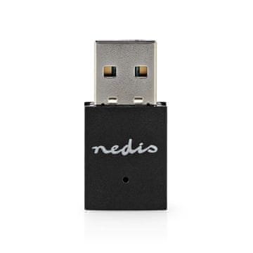 Nedis Nätverks dongle | Wi-Fi | N300 | 2,4 GHz | USB2.0 | Skupna hitrost Wi-Fi: 300 Mbps | Windows 10 / Windows 11 / Windows 8