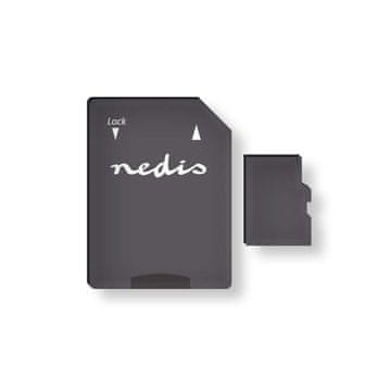 Nedis Pomnilniška kartica | microSDXC | 128 GB | Hitrost pisanja: 90 MB/s | Hitrost branja: 45 MB/s | UHS-I | Priložen SD adapter