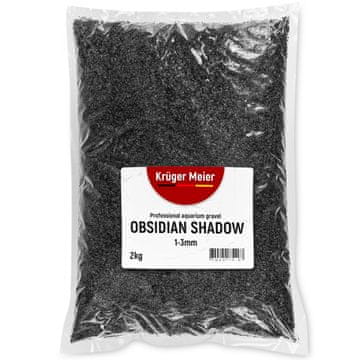 E.I. ČRNI OBSIDIAN SHADOW AKVARIJSKI GRAVIL 1-3 MM VODNI SUBSTRAT 2 KG