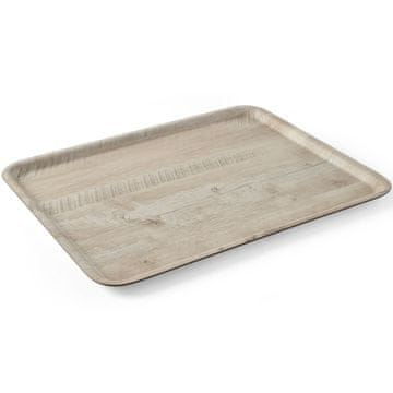 Pravokotni nedrseči servirni pladenj 370x530 mm - svetel les