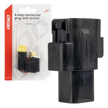 AMIO Komplet vodoodpornih električnih konektorjev 4 PIN 2,2 mm -04348