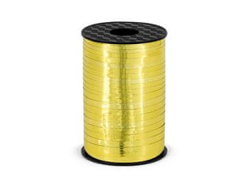 PartyDeco Zlat plastični trak 5mm/225m