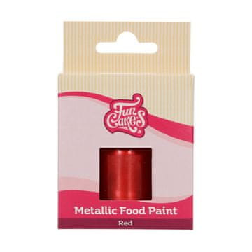 FunCakes Kovinsko barvilo za živila RDEČA 30 ml