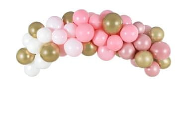 PartyDeco Roza balonska girlanda 200 cm