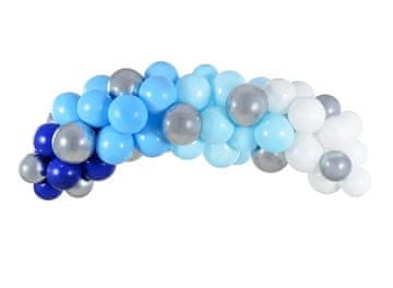 PartyDeco Girlanda iz modrih balonov 200 cm