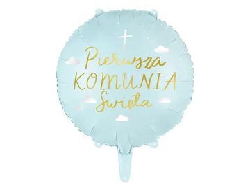 PartyDeco Folija balon Prvo sveto obhajilo 45 cm