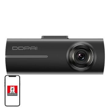 DDPai DDPAI N1 Dual Dash Cam: Sprednja 1296p + Zadnja 1080p, WiFi