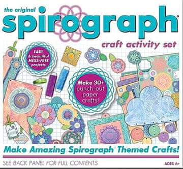 spirograph Spirograf. Komplet za dekoracijo.