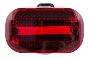 X-LIGHT 3209 zadnja kolesarska luč COB LED baterije