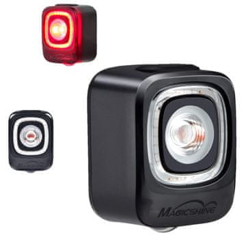 USB zadnja kolesarska luč SEEMEE 200 lm V3.0 s funkcijo STOP