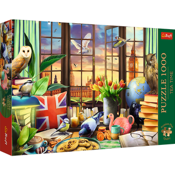Trefl 10847 Puzzle 1000 Premium Plus - Čas za čaj: Vse britansko