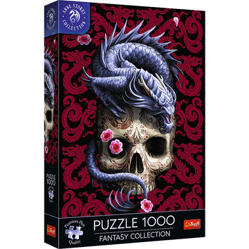 Trefl 10901 Puzzle 1000 Premium Plus - Zbirka fantazij: Orientalski zmaj