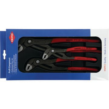 Knipex Klešče za cevi, 3-delni komplet 002009V02