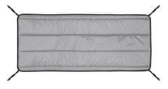 AIO FACTORY Prešita penasta blazina 180x50 cm temno siva