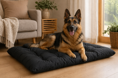 AIO FACTORY Pasja postelja PRESTIGE blazina 120x80 cm vodoodporna črna