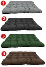 AIO FACTORY Pasja postelja PRESTIGE blazina 120x80 cm vodoodporna rjava