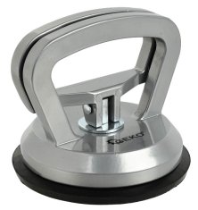 GEKO enojni aluminijasti nosilec za steklo/prisesek (1x115 mm)