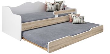 ENDO BELLA2 otroška zakonska postelja 180x80 bela-sonoma