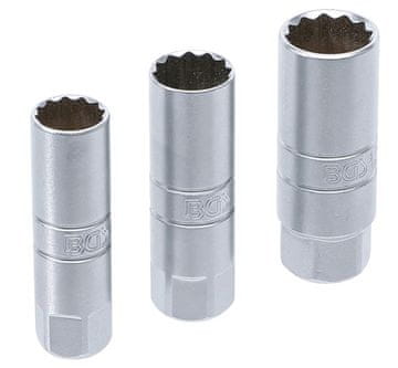 BG Komplet 3 dvanajstkrakih nastavkov za svečke 14, 16, 18 mm (6858)