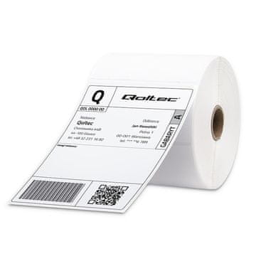 Qoltec termalne etikete 100 x 150 | 500 etiket