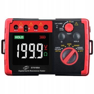 BE MERILNIK OZEMLJITVENE UPORNOSTI digitalni LCD tester