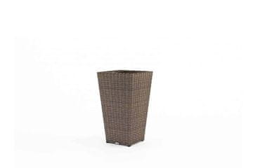 Pooltrend Vrtni lonec za balkon SCALEO 60x37x37 kraljevski pesek tehnoratan Homms