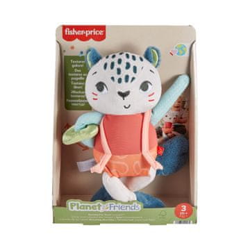 Fisher-Price Fisher Price Planet Friends Panther plišasta igrača za dojenčke, stare 3 mesece in več