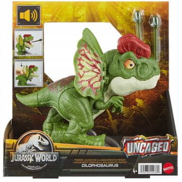 Mattel JURSKI SVET DINOZAVER Figura dilofozavra z zvoki HNT65
