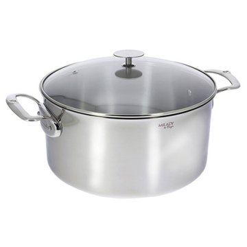 de Buyer Lonec iz nerjavečega jekla 3427.28, MILADY, diameter 28 cm, volume 8 l, riveted handle