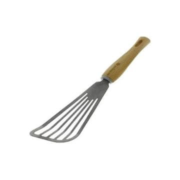de Buyer Gramofon 2701.07, with holes, for omelettes, B BOIS, stainless steel and beech wood, robust