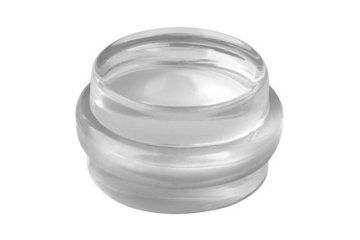 Walteco Zapora vrat Door stop, ? 38 x 21 mm, transparent, self-adhesive