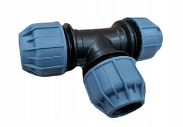 PE VIJAČNI T-KOT 32X32X32 MM ZA VODO PN16
