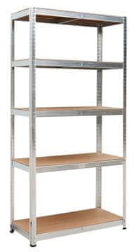 Gockowiak 5-nivojski regal za shranjevanje 625 kg 150 x 75 x 30 cm