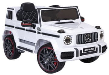 TO Električni avtomobilček za otroke MERCEDES AMG G63 bele barve