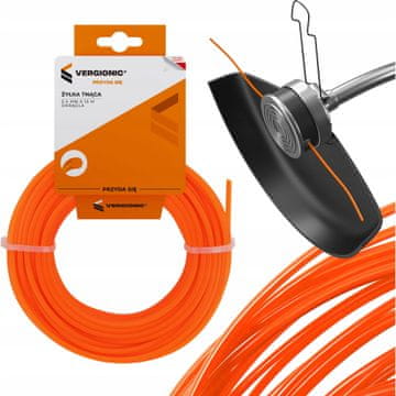 Vergionic Rezalna nit 2,4 mm x 15 m okrogla za motorno koso 0243