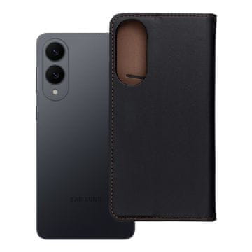 OEM Usnjen etui SMART PRO Book za SAMSUNG S25 Edge, črn