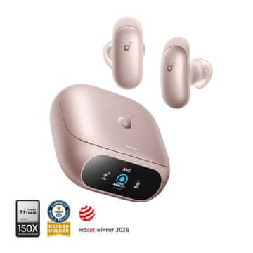 Anker Soundcore Liberty 5 Pro brezžične slušalke, roza (D1203G51)