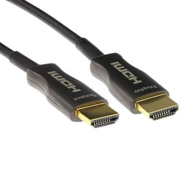 ACT AK4117 HDMI 2.0 (M) - HDMI (M) kabel, 10 m, črna Aktivni optični HDMI