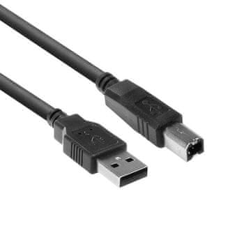 ACT SB2402 USB 2.0 A (M) - USB B (M) kabel, 1,8 m, črna HighSpeed 480Mbps