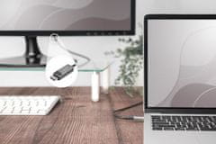 Digitus dvosmerni adapterski kabel USB tipa C na DisplayPort DisplayPort (M) - USB C (M) DB-300334-010-S