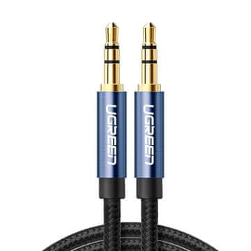Ugreen Ugreen AUX avdio mini priključek 3,5 mm moški na moški kabel, 3 m - moder