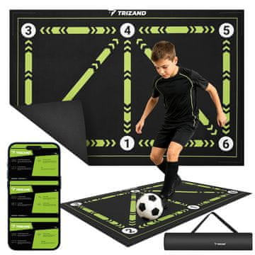 slomart TRIZAND nogometna podloga za trening 60x90cm