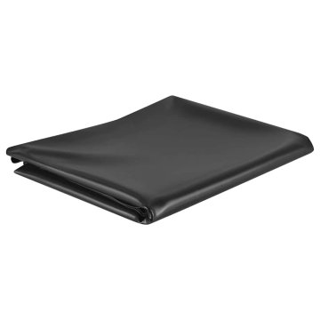 Vidaxl Podloga za ribnik črna 1x8 m PVC 0,5 mm