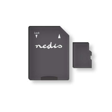 Nedis Pomnilniška kartica | microSDXC | 64 GB | Hitrost pisanja: 90 MB/s | Hitrost branja: 45 MB/s | UHS-I | Priložen SD adapter