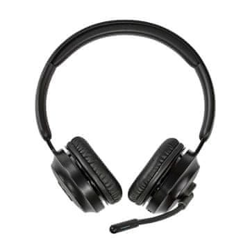 Nedis PC slušalke | Na ušesu | Stereo | Bluetooth | Zložljiv mikrofon | Črna