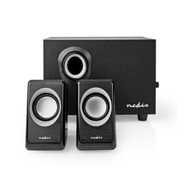 Nedis PC zvočniki | 2.1 | 33 W| 3,5 mm moški | USB napajanje | Nadzor glasnosti