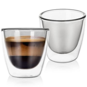 Vilde Termo kozarci z dvojnimi stenami - 90 ml, set 2