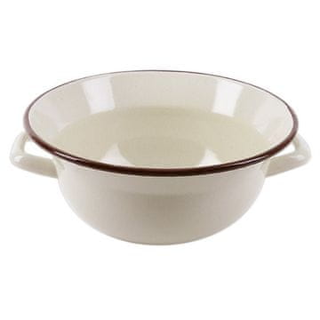Vilde Tradicionalna skleda 2,5 L z ročajem iz emajliranega jekla
